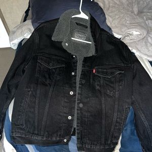 Levis Jacket Mens Black